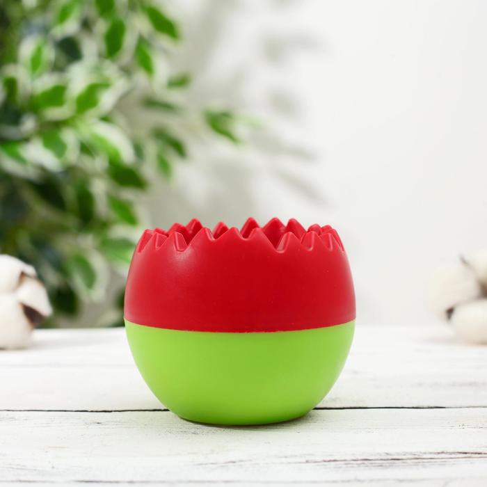 Кашпо пластик 7,3х7,3х7 см, цвет МИКС