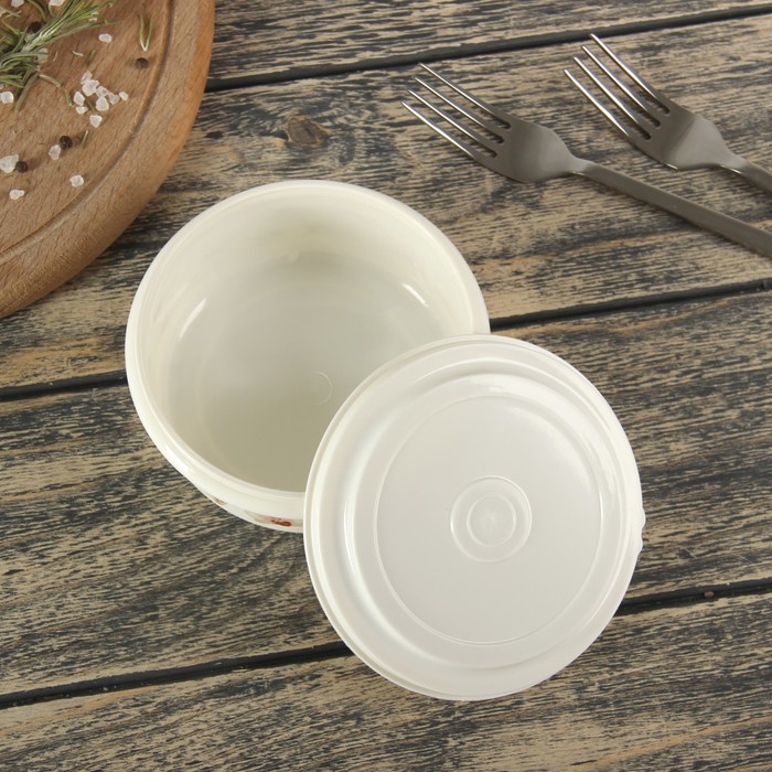 Набор ланч-боксов "Орхид", 5 шт: 17х8,5/15,5х7,5/14х6,5/11х5,5/10х5 см