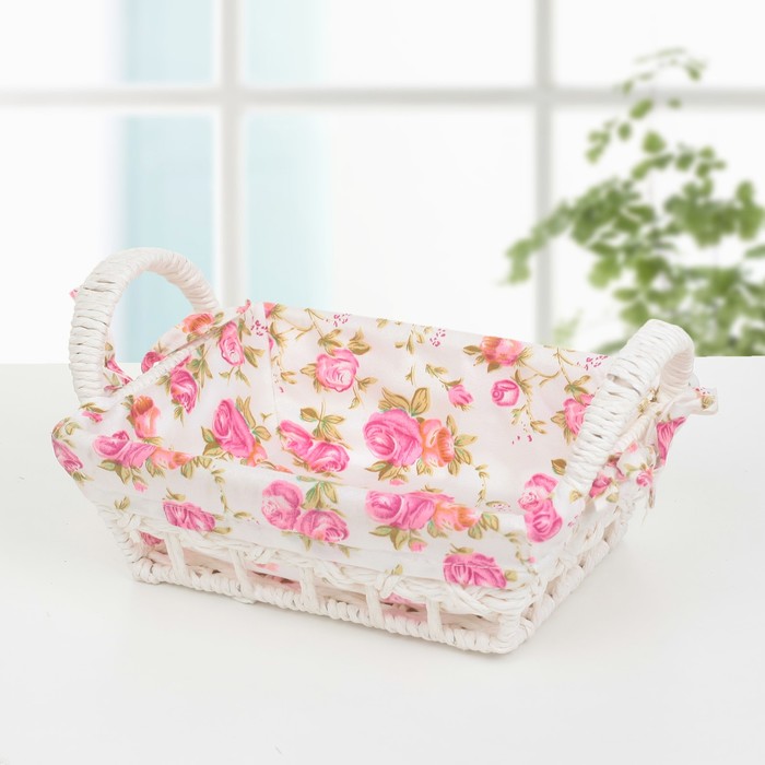 Корзина для хранения плетеная "Лето" 26х17х11,5 см, малая