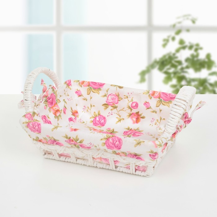 Корзина для хранения плетеная "Лето" 26х17х11,5 см, малая