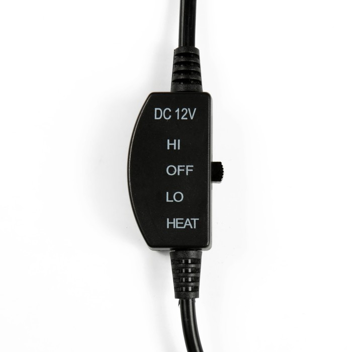 Накидка с подогревом 12 В со встроенным регулятором, черная