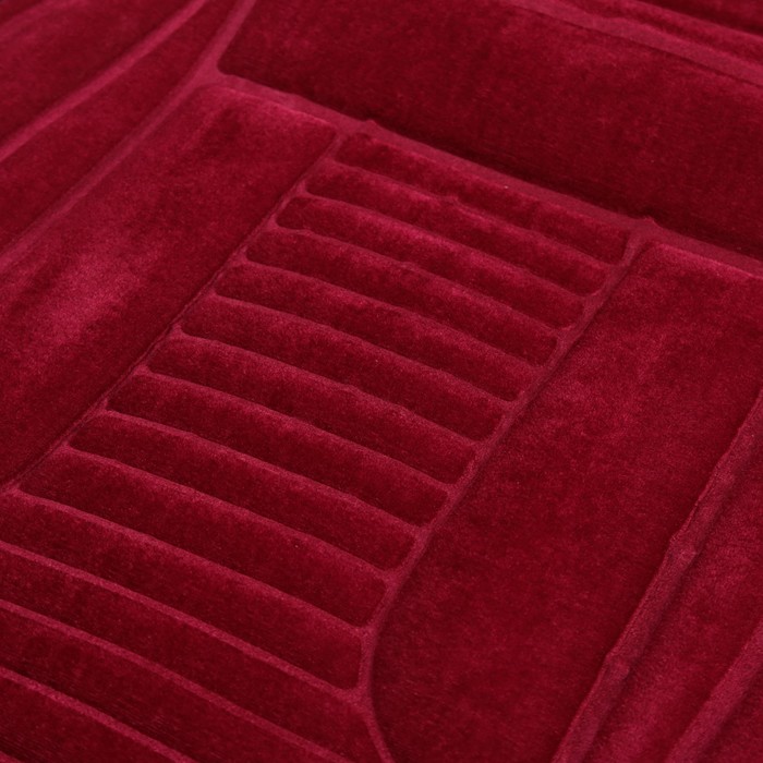 Накидка с подогревом 12 В со встроенным регулятором, велюр, красный