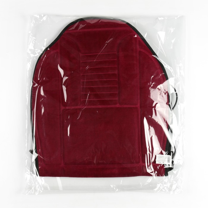 Накидка с подогревом 12 В со встроенным регулятором, велюр, красный