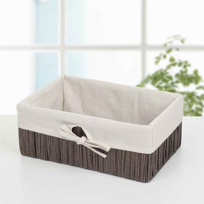 Корзина для хранения плетеная 30х21х12 см малая