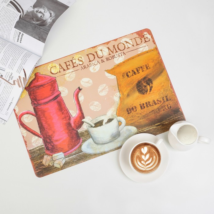 Салфетка кухонная "Бразильский кофе" 42,5х29 см