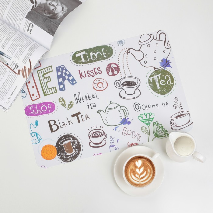 Салфетка кухонная "Время чая" 42,5х29 см