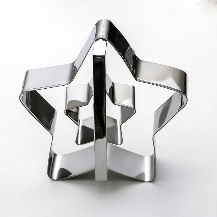 Форма для вырезания двойная 15х5,5 "Звезда"