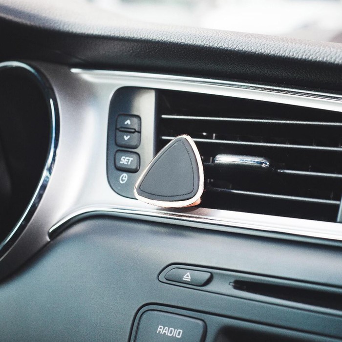 Держатель телефона магнитный в дефлектор, розовый