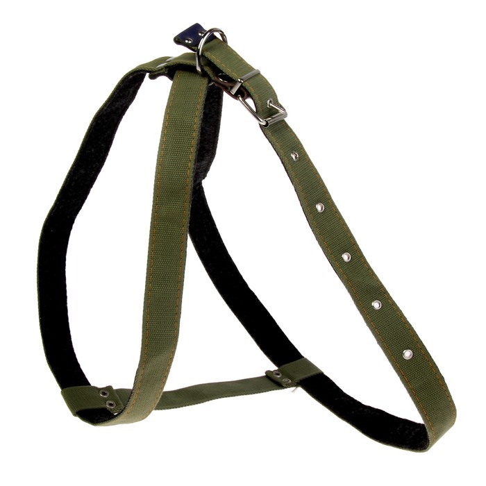 Шлейка брезентовая на фетре многоразмерная, 3,5 см, ОШ и ОГ до 215 см