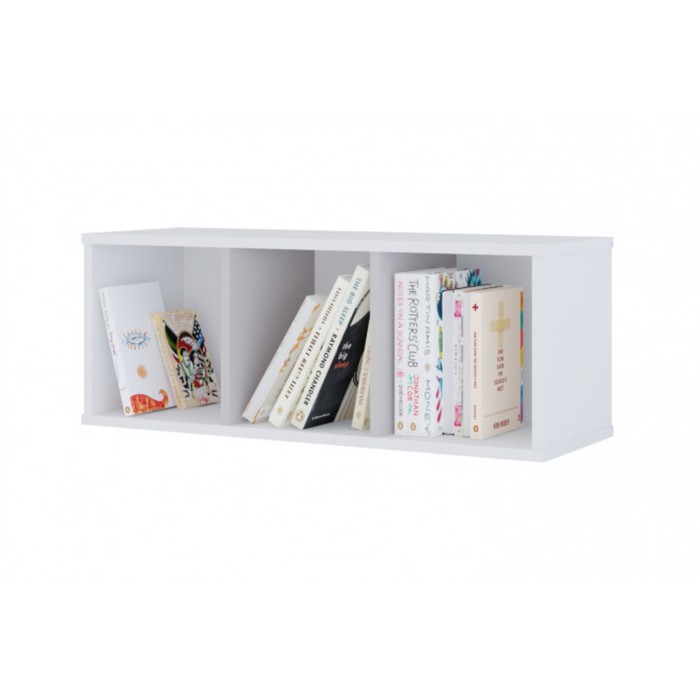 Полка книжная Classic, ЛДСП, цвет белый