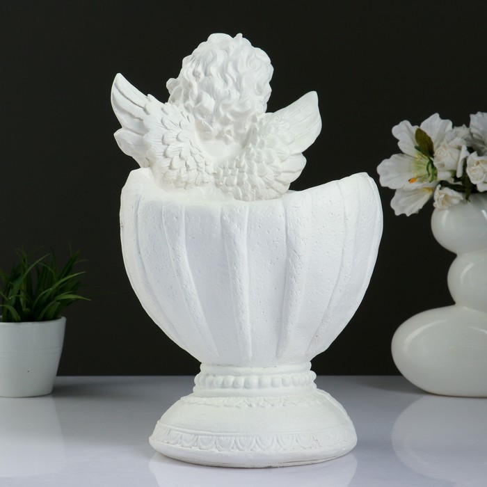 Светящееся фигурное кашпо "Ангел в вазе" 35см