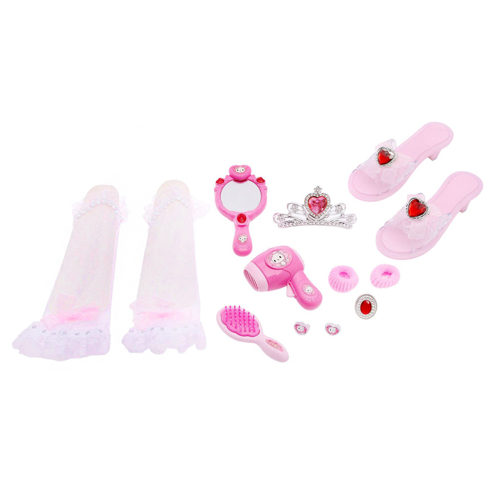 Набор аксессуаров для юной красотки "Леди" с перчатками в пакете