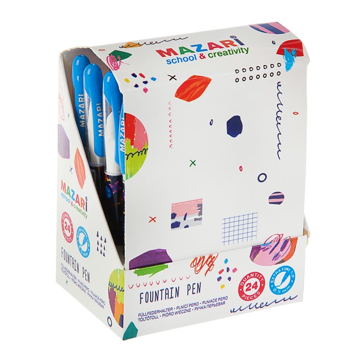 Ручка перьевая MAZARI FEROLLY, нержавеющая сталь, узел 0.5мм