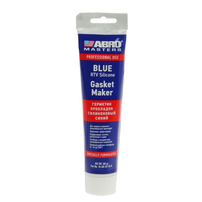Герметик прокладок ABRO MASTERS, синий, в мягкой тубе, 85 г 10-AB-CH-TU-R