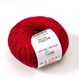 

Пряжа "Baby Cotton" 60% хлопок, 40% полиакрил 165м/50гр (3442 малина)