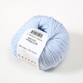 

Пряжа "Baby Cotton XL" 50% хлопок, 50% полиакрил 105м/50гр (3429 серо-голубой)