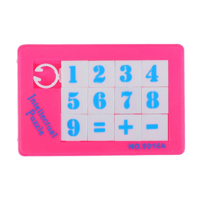 Головоломка-пятнашка "Цифры", цвета МИКС