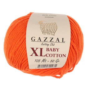 

Пряжа "Baby Cotton XL" 50% хлопок, 50% полиакрил 105м/50гр (3419 апельсин)