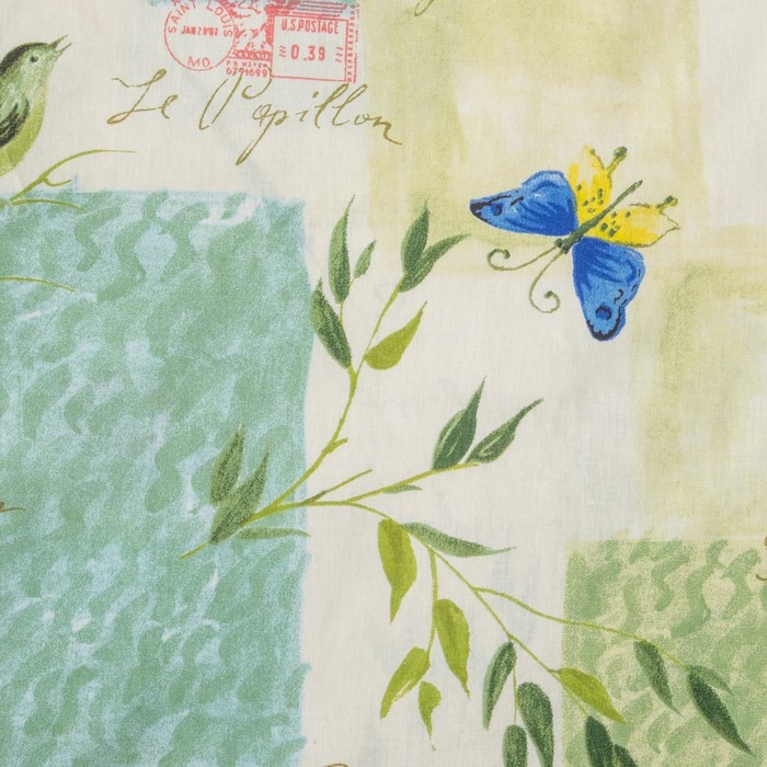 Постельное бельё "Этель" дуэт Скворцы 143х215 см - 2 шт, 220х240 см, 70х70 см - 2 шт, 100% хл, бязь