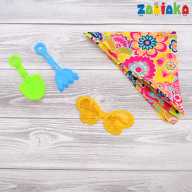 

Песочный набор с банданой для девочек «Весёлые приключения»