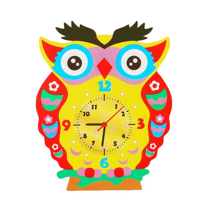 Набор для творчества "Создай интерьерные часы - сова", часовой механизм