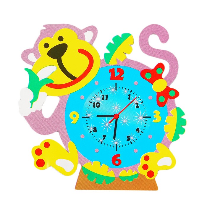 Набор для творчества "Создай интерьерные часы - обезьянка", часовой механизм