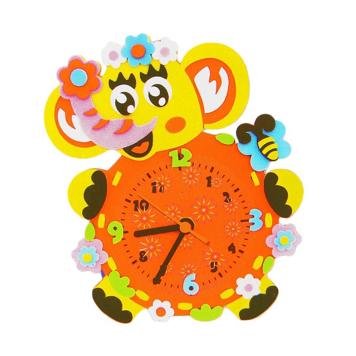 Набор для творчества "Создай интерьерные часы - слоник", часовой механизм