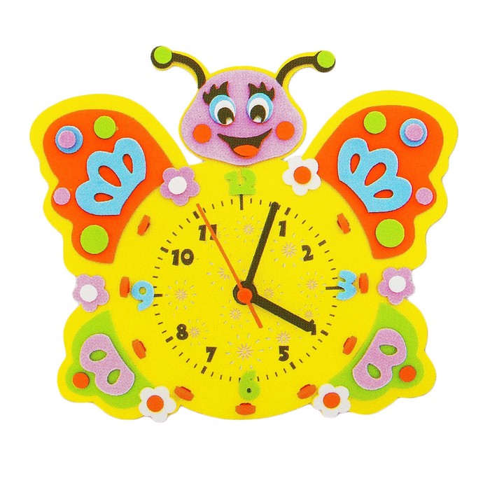 Набор для творчества "Создай интерьерные часы - бабочка", часовой механизм