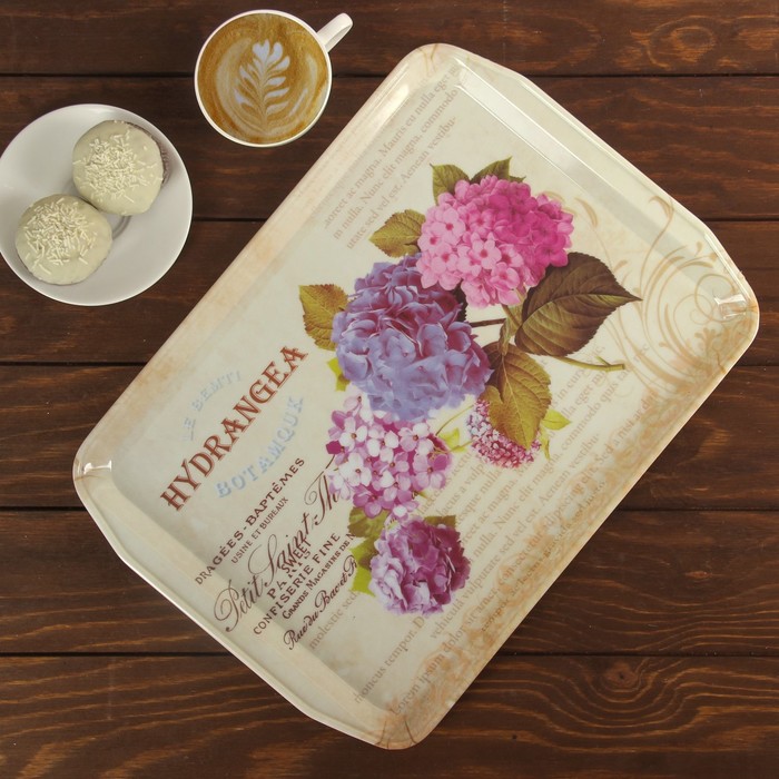 Поднос 40,5х29х2 см "Ретро", цвета МИКС