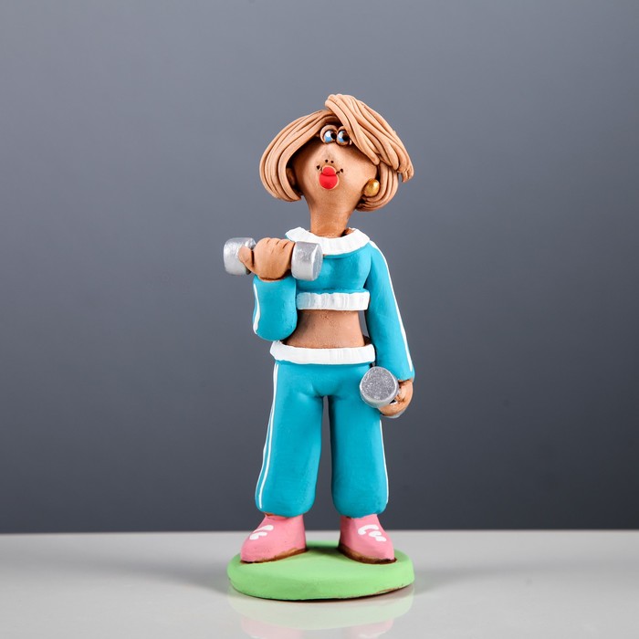 Статуэтка "Фитнес тренер" (жен.) микс