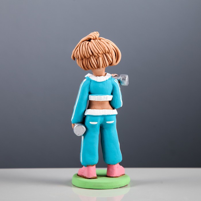 Статуэтка "Фитнес тренер" (жен.) микс