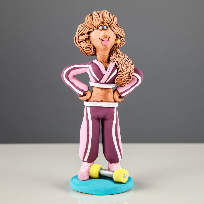 Статуэтка "Фитнес тренер" (жен.) микс