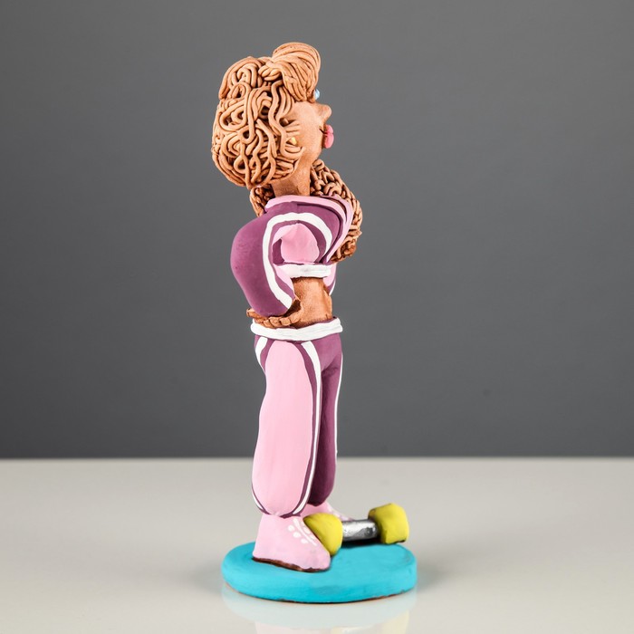 Статуэтка "Фитнес тренер" (жен.) микс