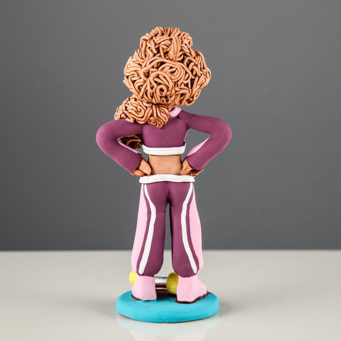 Статуэтка "Фитнес тренер" (жен.) микс