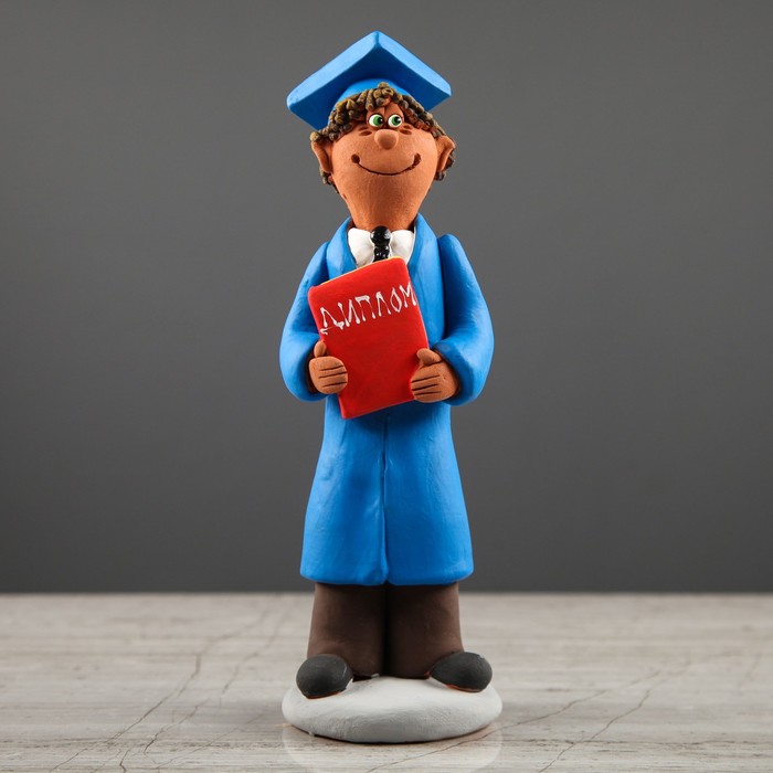 Статуэтка "Выпускник" (парень) микс