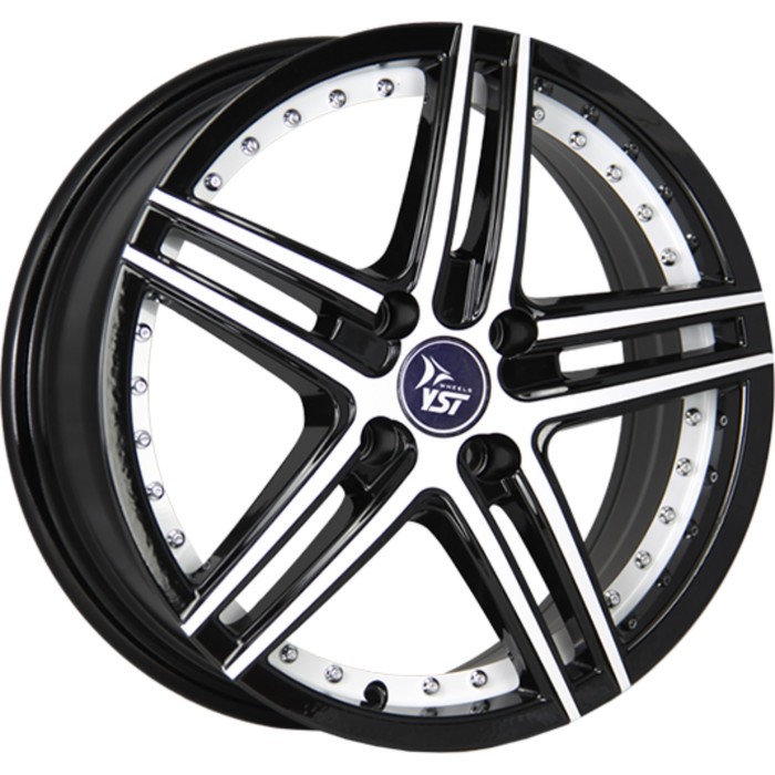 Диск YST X-1 6,5x16 5x114,3 ET38 d67,1 B+W+WSI