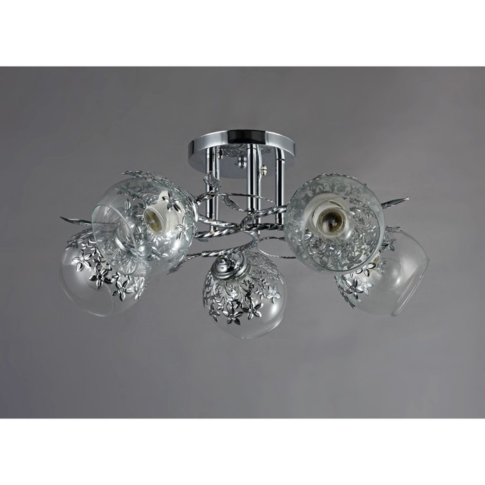 Люстра Jozef 5x60Вт Е27 хром 71x58x23см