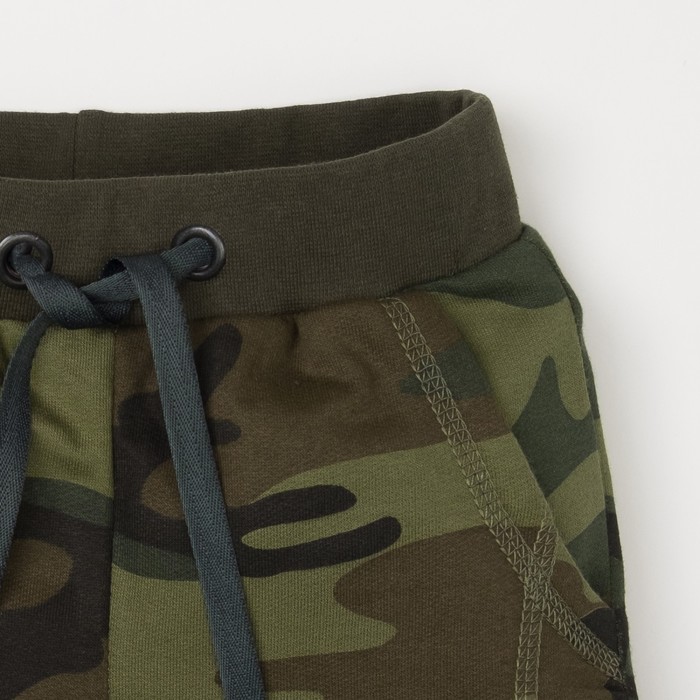 Шорты, милитари, р-р 34 (122-128см) 7-8л 100% хл