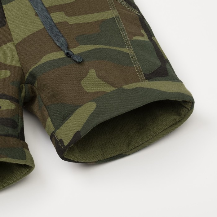 Шорты, милитари, р-р 36 (134-140см) 9-10л 100% хл