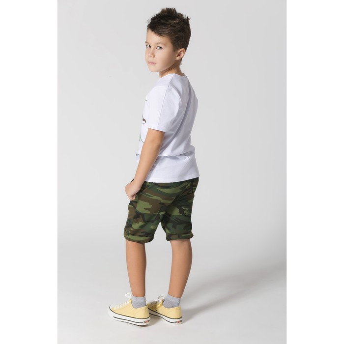Шорты, милитари, р-р 36 (134-140см) 9-10л 100% хл