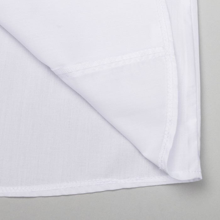 Блузка для девочки, рост 128 см, цвет белый