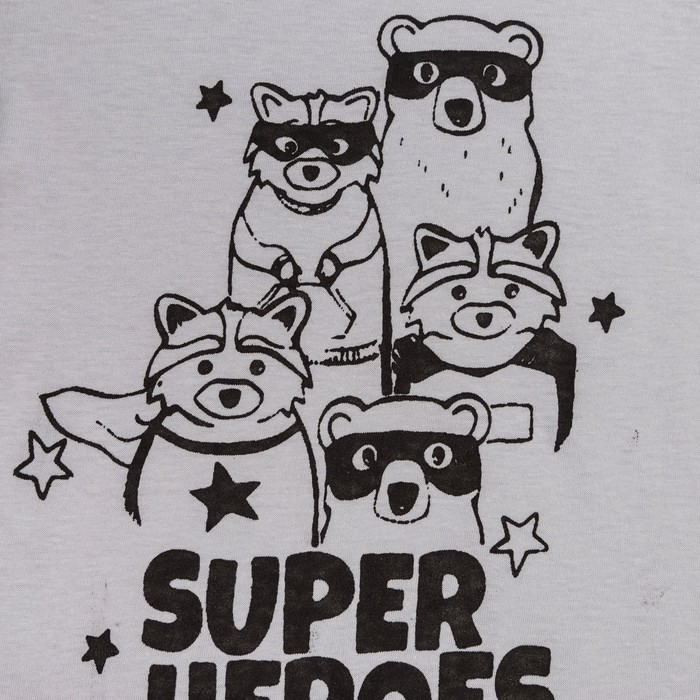 Пижама для мальчиков, рост 140-146 (40) см, цвет серый