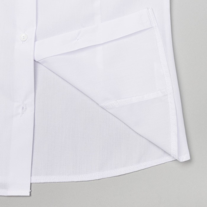 Блузка для девочки, рост 146 см, цвет белый