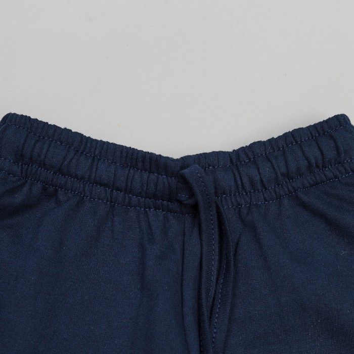 Брюки для мальчиков, рост 140-146 (40) см, цвет синий