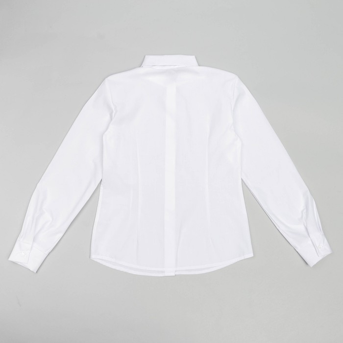 Блузка для девочки, рост 122 см, цвет белый