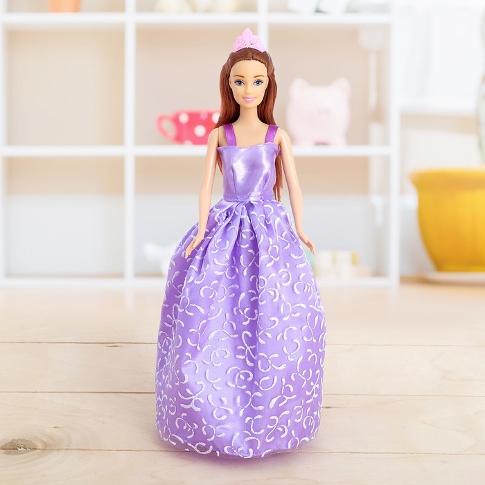 Кукла модель "Анлилу" в пышном платье, МИКС