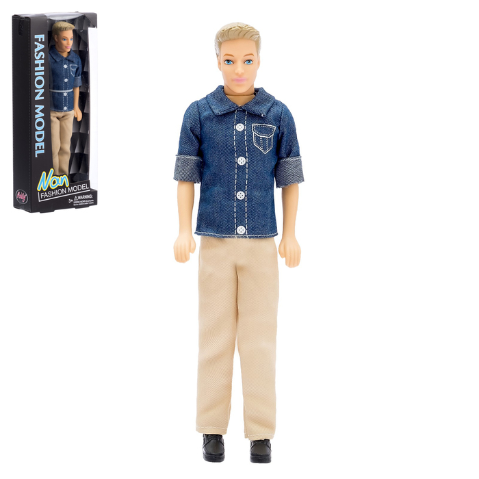 Кукла модель шарнирная "Эдвард" в костюме, МИКС