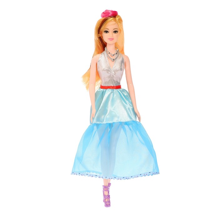 Кукла модель "Подружка невесты" в платье, МИКС