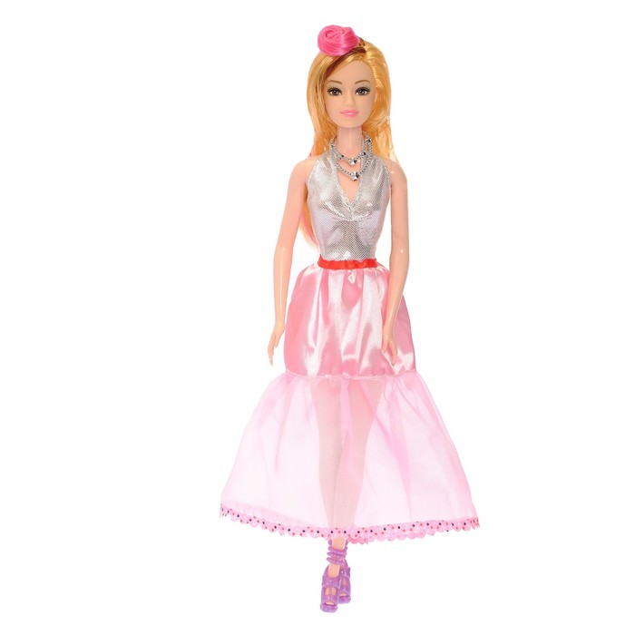 Кукла модель "Подружка невесты" в платье, МИКС