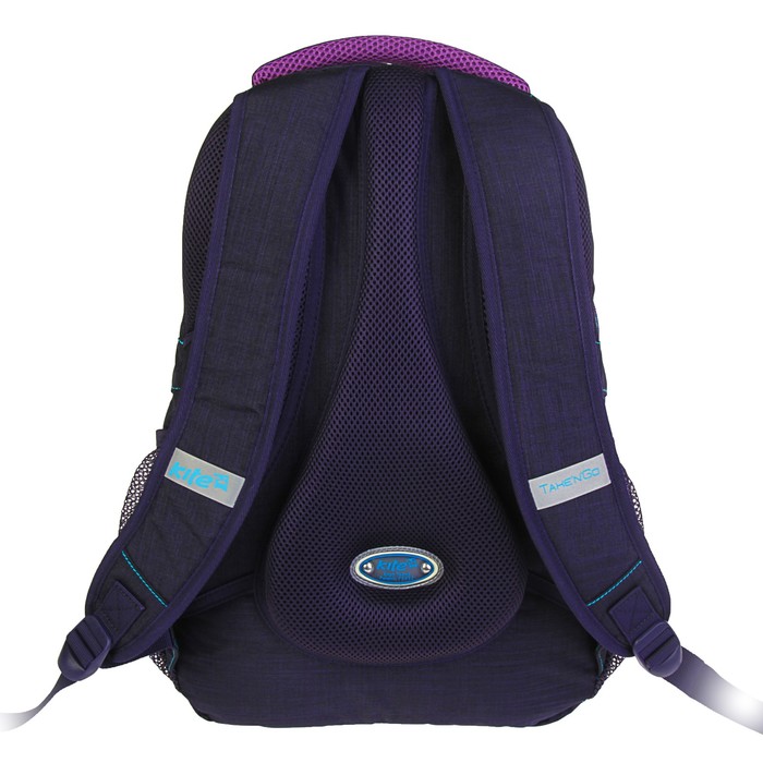 Рюкзак молодёжный эргономичная спинка Kite 808 Take'n'Go-2, 45 х 30 х 21 см, тёмно-синий